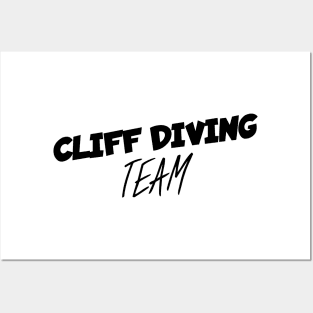 Cliff diving Posters and Art